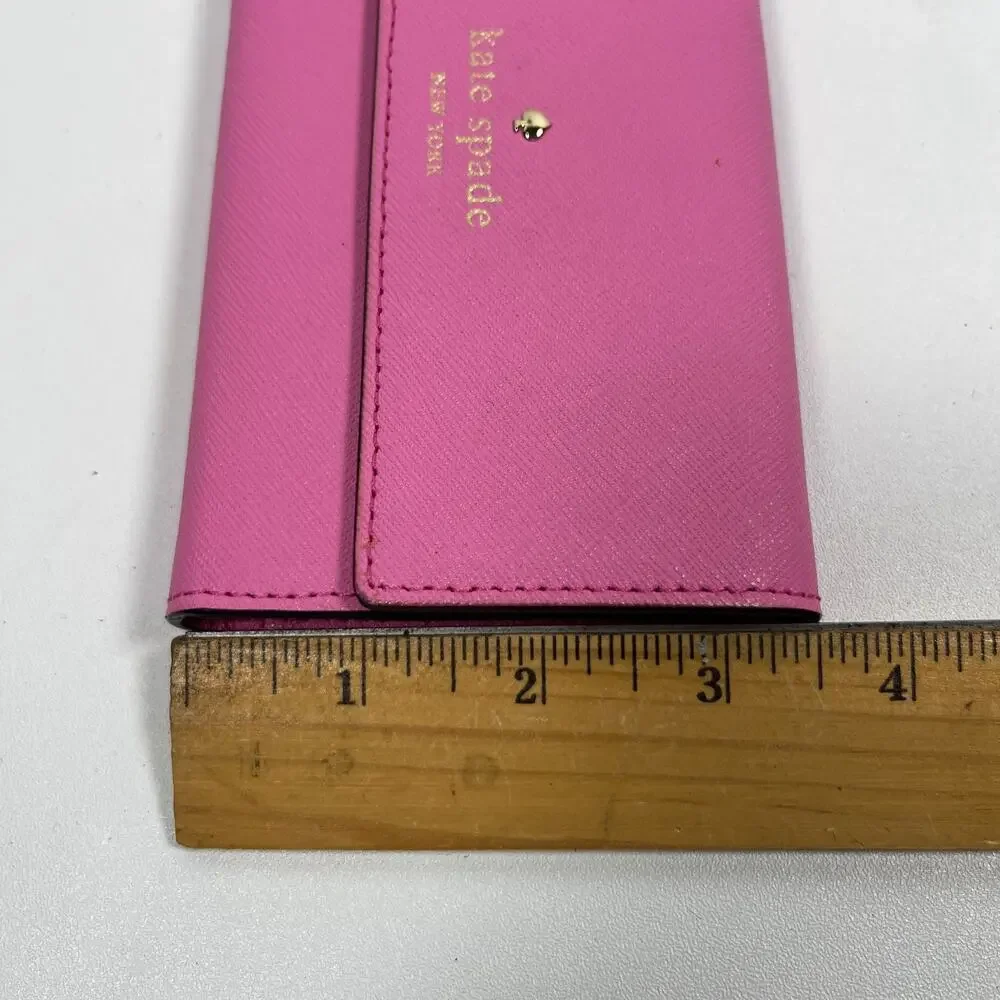 KATE SPADE Wallet Cedar Street iPhone Wristlet Saffiano Leather Case Pink
